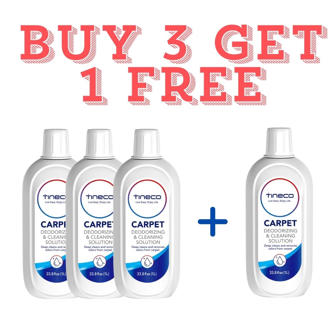 TINECO CARPET ONE SERIES DEODORIZING & CLEANING SOLUTION: 16.9 FL OZ (500ML) / 33.8 FL OZ (1L) TINECO CARPET ONE SERIES DEODORIZING & CLEANING SOLUTION: 16.9 FL OZ (500ML) / 33.8 FL OZ (1L)